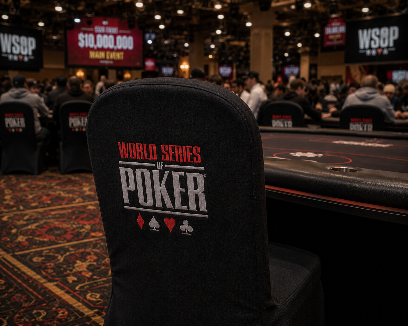 WSOP chair covers