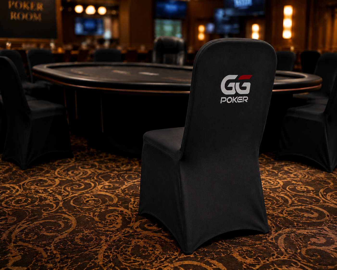 GG Poker chair covers