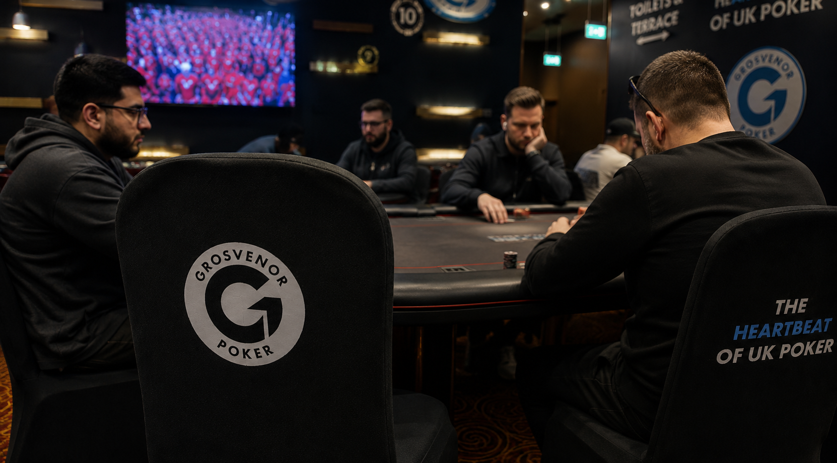 Grosvenor Poker poker chair cover design